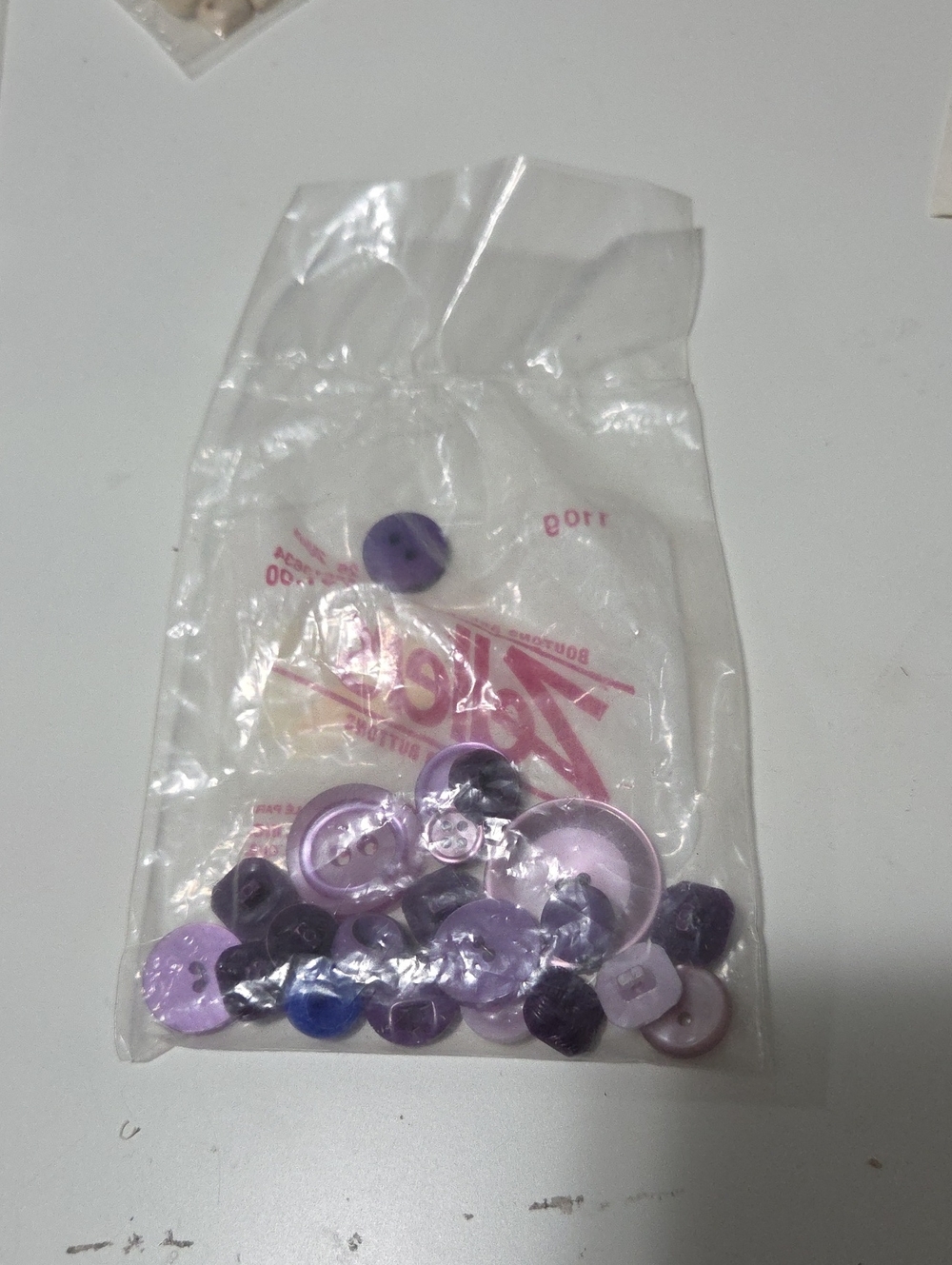 Vintage Purple Buttons Zellers